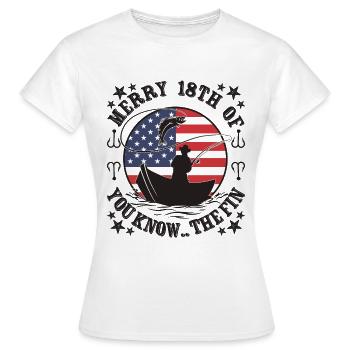 Journée internationale de la pêche - T-shirt Femme - blanc - Devant - AI Model Female 172 dark (172cm)