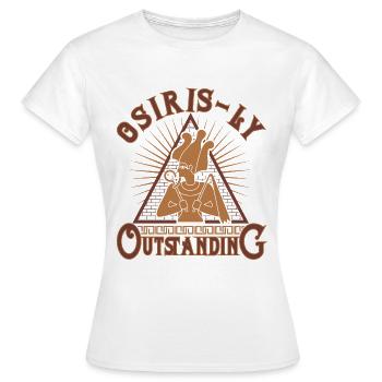 Osiris-ly hervorragend - Frauen T-Shirt - Weiß - Vorne - AI Model Female 172 dark (172cm)