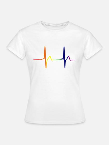 Frequenz - Frauen T-Shirt - Weiß