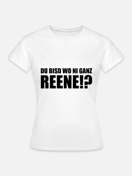 Meckern auf sächsisch für Arbeit und Familie Shirt - Frauen T-Shirt - Weiß