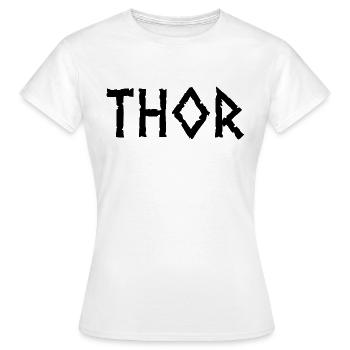 Thor - Frauen T-Shirt - Weiß - Vorne - AI Model Female 172 dark (172cm)