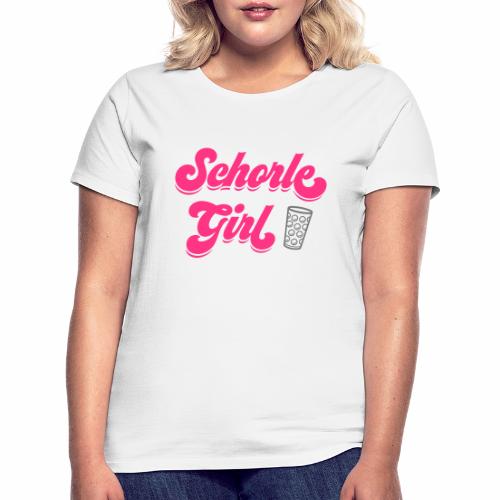 Schorle Girl und Dubb Schoppenglas - Frauen T-Shirt