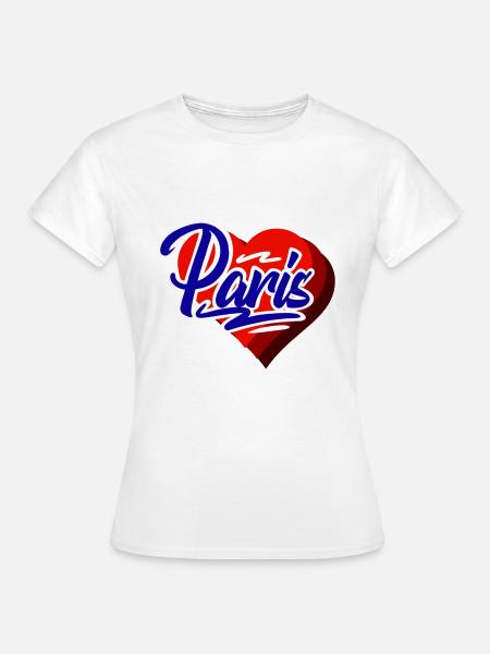 Paris - Frauen T-Shirt - Weiß