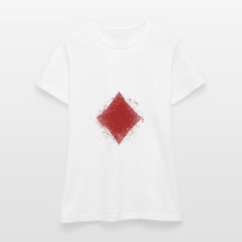 Chèque éclaté T-shirt Femme