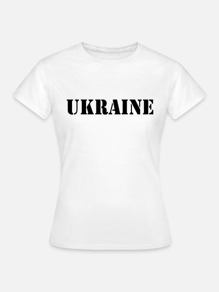 Ukraine - Frauen T-Shirt - Weiß