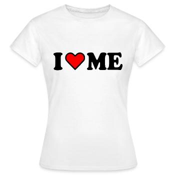 I love me - Frauen T-Shirt - Weiß - Vorne - AI Model Female 172 dark (172cm)