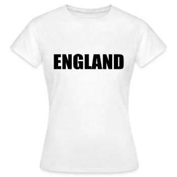 angleterre - T-shirt Femme - blanc - Devant - AI Model Female 172 dark (172cm)