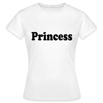 Princess - Women's T-Shirt - white - Front - AI Model Female 172 dark (172cm)