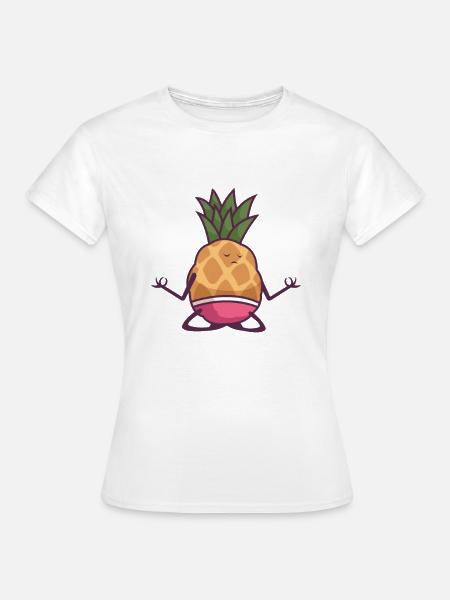 Meditation - Frauen T-Shirt - Weiß