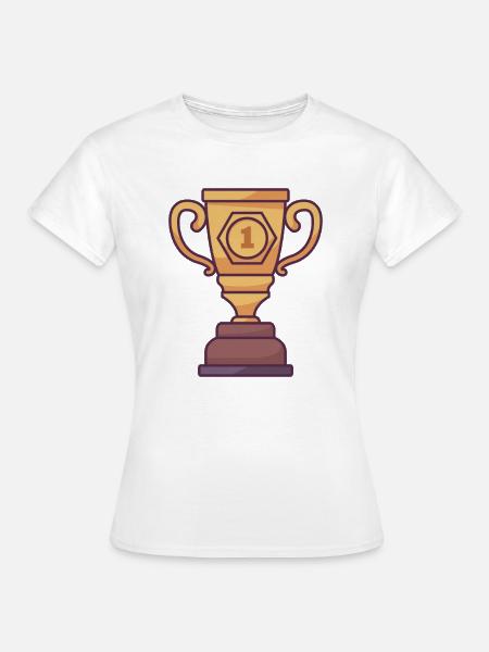 Marathon-Trophäe - Frauen T-Shirt - Weiß