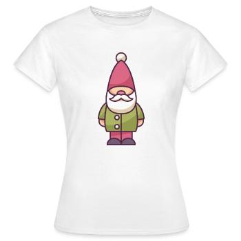 Garden Dwarf - Women's T-Shirt - white - Front - AI Model Female 172 dark (172cm)