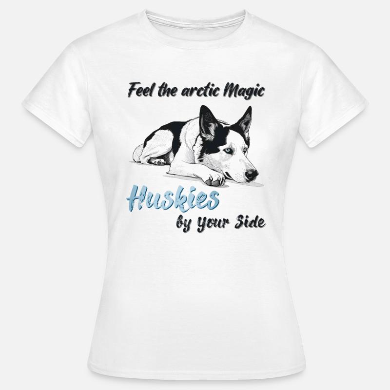 Husky Magic - Women's T-Shirt - white