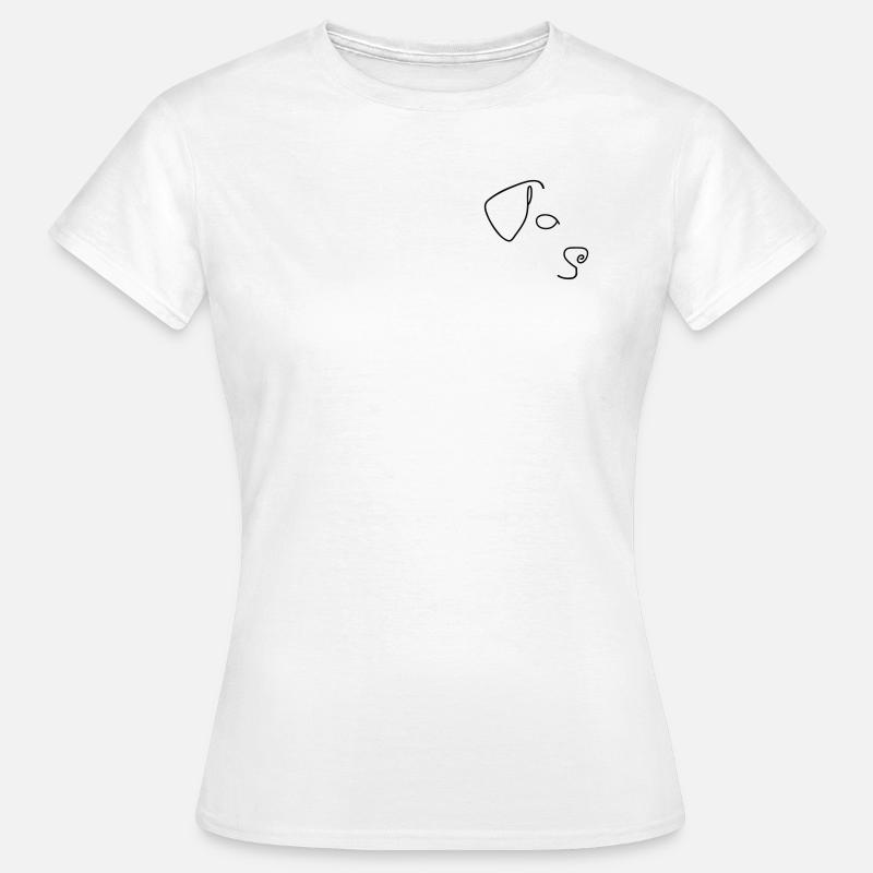 minimal labrador retriever - Women's T-Shirt - white
