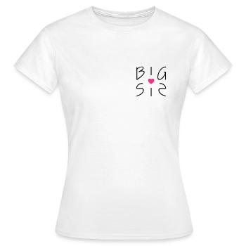 older sister - Women's T-Shirt - white - Front - AI Model Female 172 dark (172cm)