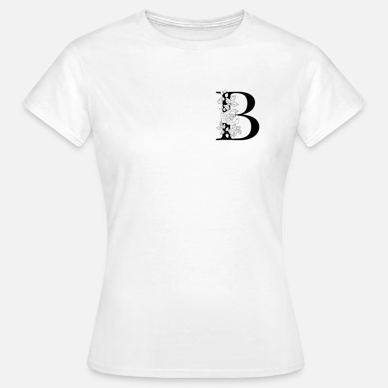 alphabet B - Women's T-Shirt - white
