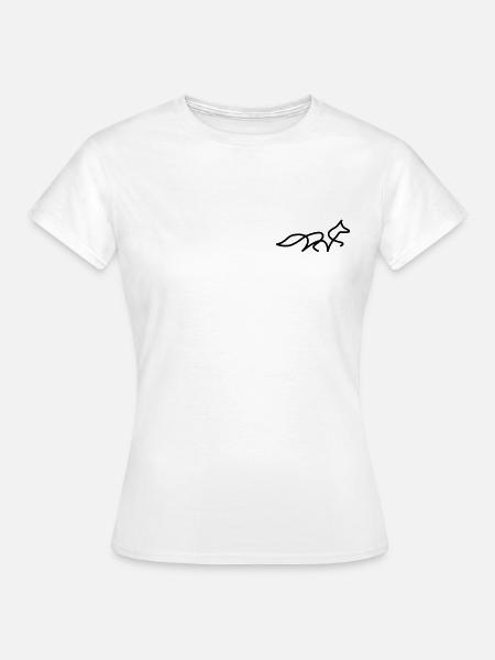 Fuchs Linie - Frauen T-Shirt - Weiß