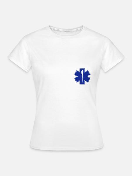 ambulancier logo 1 - T-shirt Femme - blanc