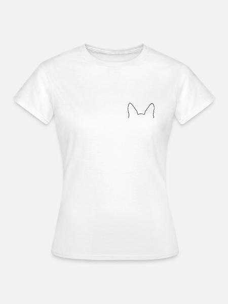 Sphynx Ohren - Frauen T-Shirt - Weiß