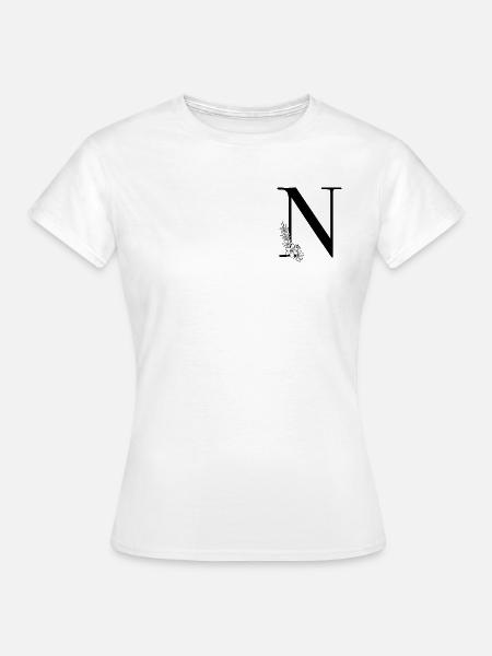 Buchstabe N - Frauen T-Shirt - Weiß