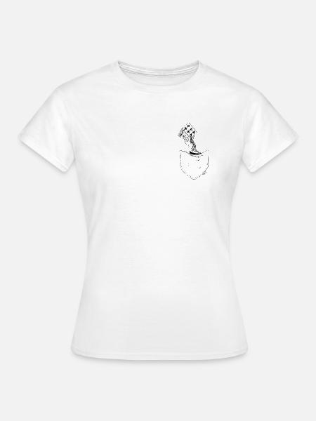 Kartenspiel - Frauen T-Shirt - Weiß