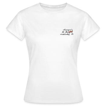 weekend - Women's T-Shirt - white - Front - AI Model Female 172 dark (172cm)