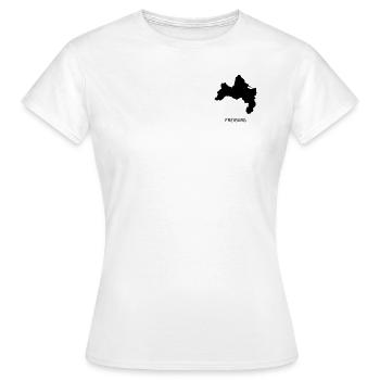 Fribourg - T-shirt Femme - blanc - Devant - AI Model Female 172 dark (172cm)