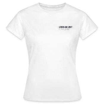 Leben am Limit - Mom of boys - Frauen T-Shirt - Weiß - Vorne - AI Model Female 172 dark (172cm)