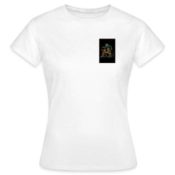 A - Ornement magique au basilic - T-shirt Femme - blanc - Devant - AI Model Female 172 dark (172cm)