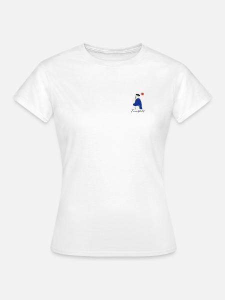 Form Silhouette Blue - Women's T-Shirt - white