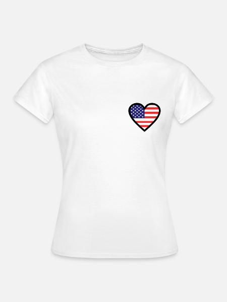 Amerika - Frauen T-Shirt - Weiß