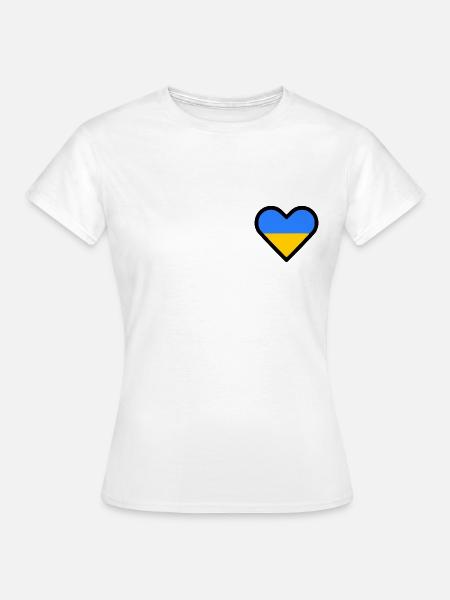 Ukraine - Frauen T-Shirt - Weiß