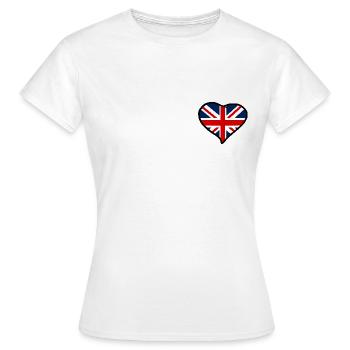 Union Jack - Women's T-Shirt - white - Front - AI Model Female 172 dark (172cm)
