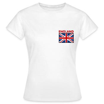 angleterre - T-shirt Femme - blanc - Devant - AI Model Female 172 dark (172cm)