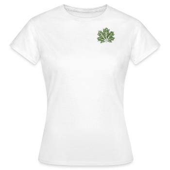 Maple Leaf / Leaf - BOTANICAL Maple - Women's T-Shirt - white - Front - AI Model Female 172 dark (172cm)