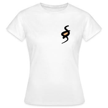 Symbole de paragraphe, § signe de paragraphe. Droite. - T-shirt Femme - blanc - Devant - AI Model Female 172 dark (172cm)