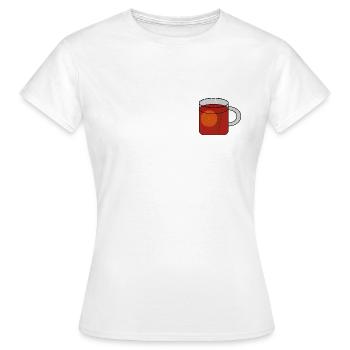Vin chaud - T-shirt Femme - blanc - Devant - AI Model Female 172 dark (172cm)