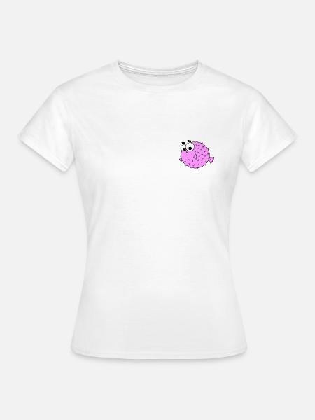 Kugelfisch - Frauen T-Shirt - Weiß