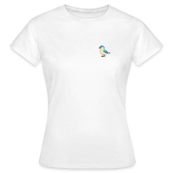 Vogel Motiv - Frauen T-Shirt - Weiß - Vorne - AI Model Female 172 dark (172cm)