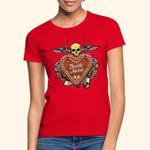 Lebkuchenherz Death Metal für Heavy Metal Fans - Frauen T-Shirt