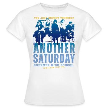The Breakfast Club Détention Photo De Groupe - T-shirt Femme - blanc - Devant - AI Model Female 172 dark (172cm)