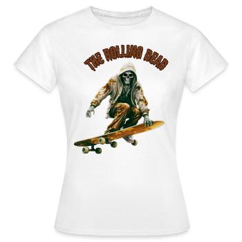 LES MORTS-VIVANTS - T-shirt Femme - blanc - Devant - AI Model Female 172 dark (172cm)