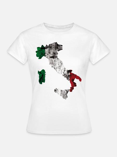 Italien, Mode, Grunge - Frauen T-Shirt - Weiß
