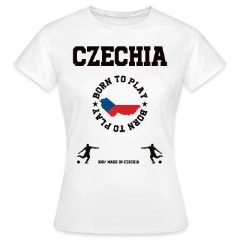 Tschechien - Frauen T-Shirt - Weiß - Vorne - AI Model Female 172 dark (172cm)