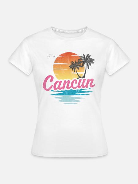 Cancun - Frauen T-Shirt - Weiß