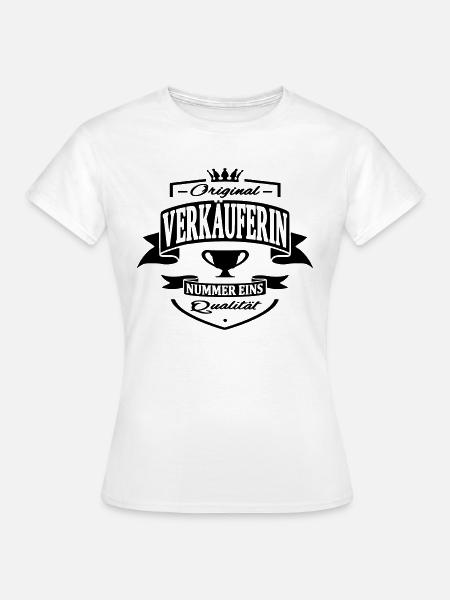 verkäuferin - Frauen T-Shirt - Weiß