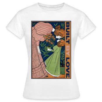 Art Nouveau Maternité Amour - T-shirt Femme - blanc - Devant - AI Model Female 172 dark (172cm)