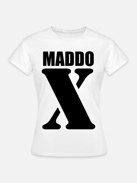 Maddox – First Name Design | Minimal Typography - Women's T-Shirt - white
