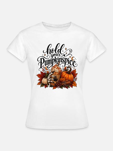 Pumpkin Spice - Frauen T-Shirt - Weiß