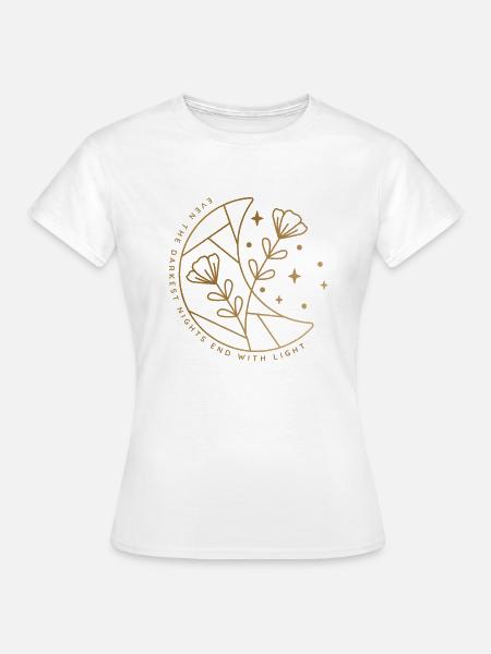 Moonlit Hope - Frauen T-Shirt - Weiß