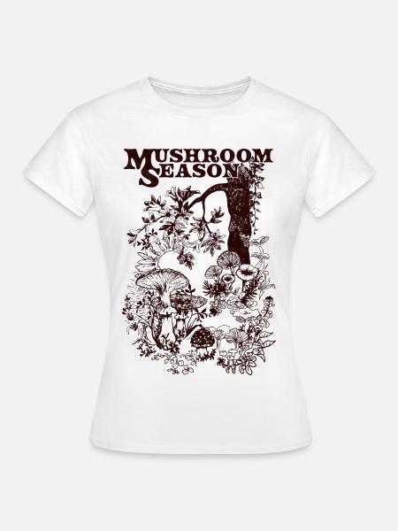 PILZSAISON - Frauen T-Shirt - Weiß